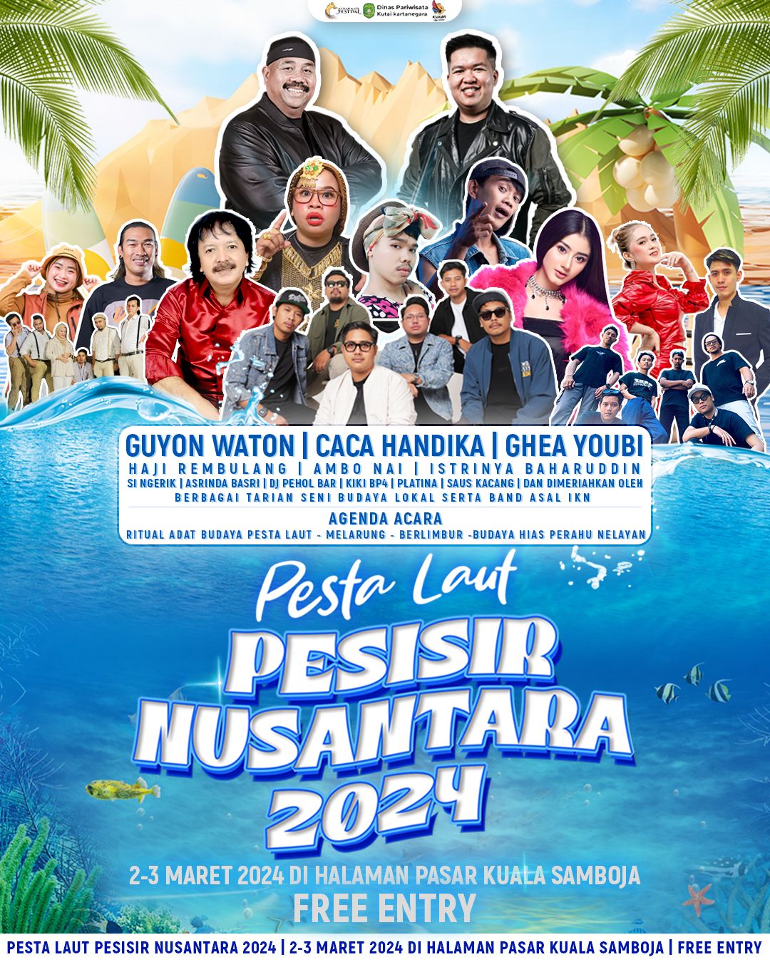 Wabup Kukar Ajak Masyarakat  Datang dan Borong Produk UMKM Pada Pesta Laut Pesisir Nusantara 2024