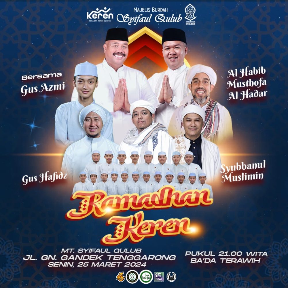 Rendi Solihin Ajak Warga Datang ke Ramadhan Keren, Sholawatan Bersama MT Syifaul Qulub