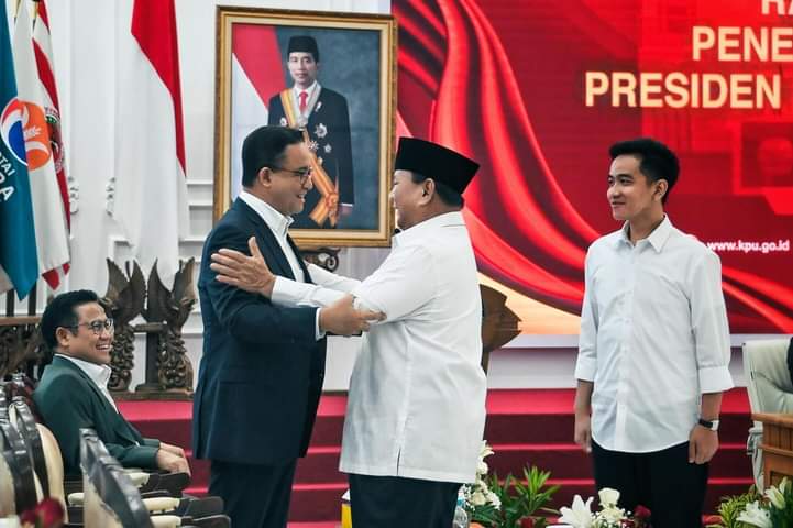 Hadiri Penetapan Prabowo – Gibran , Anies Baswedan Kami Hargai Proses Bernegara