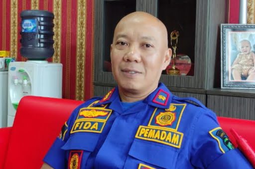 Maksimalkan Pemantauan Bahaya Kebakaran , Disdamkarmatan Kukar kini Gunakan Teknologi Drone