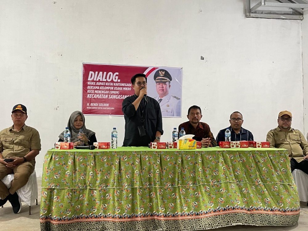 Rendi Solihin Dialog dengan Pelaku UMKM di Sanga-sanga, Singgung Soal Penyerahan Bantuan