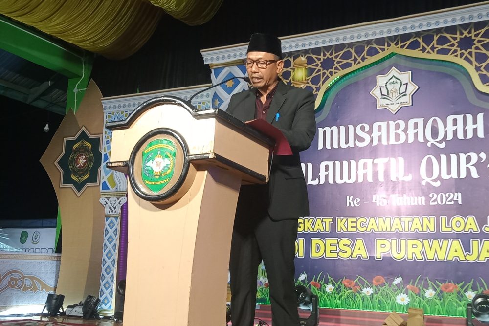 Musabaqoh Tilawatil Qur’an Tingkat Kecamatan Loa Janan ke 45 di Desa Purwajaya Resmi Digelar
